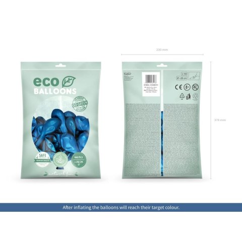 Balon gumowy Partydeco Metalizowane Eco Balloons granatowy 260mm (ECO26M-074) Partydeco Balon gumowy Partydeco Metalizowane Eco Balloons granatowy 260mm (ECO26M-074) Partydeco