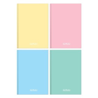 Brulion Herlitz Pastel Color Blocking A6 96k. krata (9584533) Herlitz