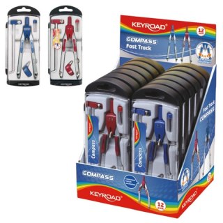 Cyrkiel Keyroad metalowy 4 el. (KR971412) Keyroad