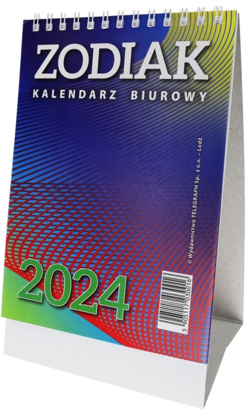 Kalendarz biurkowy Wydawnictwo Telegraph Zodiak biurkowy stojący 118mm x 193mm (H6) Wydawnictwo Telegraph