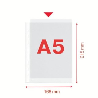 Koszulki na dokumenty Esselte A5 kolor: przezroczysty typu U 43 mic. (23782) Esselte