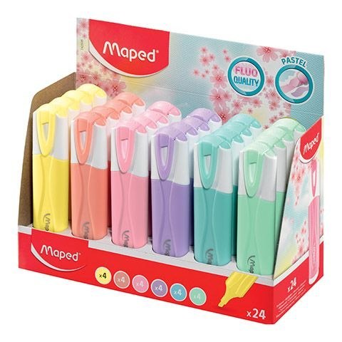 Zakreślacz Maped PEPS fluo, mix (742538) Maped