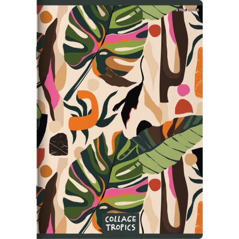 Zeszyt Top 2000 COLLAGE TROPICS A5 96k. 70g linia (400157940) Top 2000