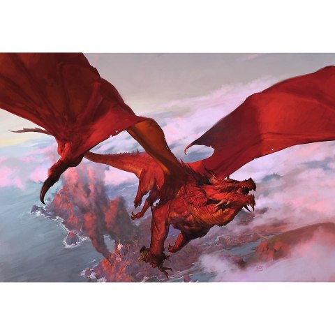 Puzzle Trefl Drewniane Starożytny czerwony smok 501 el. (20181) Trefl Puzzle Trefl Drewniane Starożytny czerwony smok 501 el. (20181) Trefl