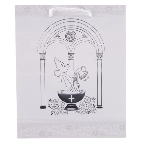 Torba prezentowa Merigraf torebka chrzest [mm:] 190x230x 100 (T4) Merigraf