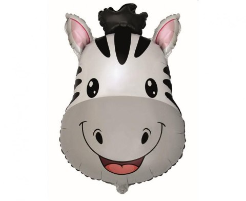 Balon foliowy Godan FX - Zebra (głowa), pakowany 24cal (B901875) Godan Balon foliowy Godan FX - Zebra (głowa), pakowany 24cal (B901875) Godan