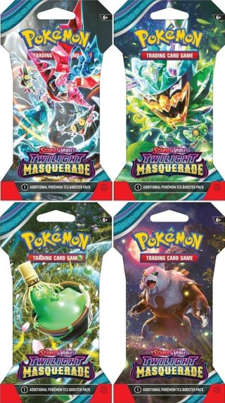 Karty Rebel Pokémon TCG: Scarlet & Violet - Twilight Masquerade - Sleeved Booster Box (189-85779) Rebel