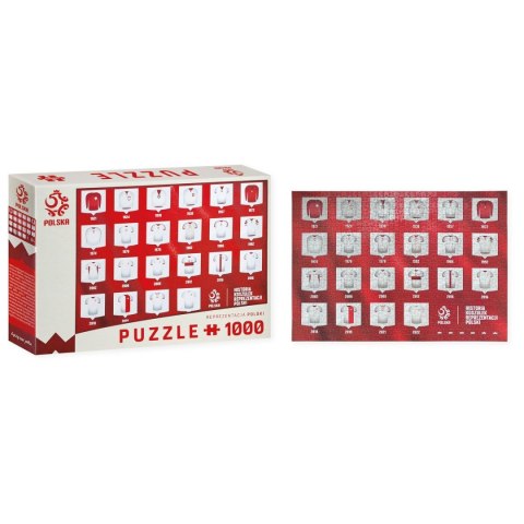 Puzzle Interdruk PZPN 1000 koszulki 1000 el. (5902277344694) Interdruk Puzzle Interdruk PZPN 1000 koszulki 1000 el. (5902277344694) Interdruk