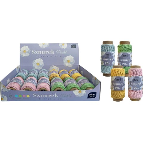 Sznurek Interdruk szurek PASTEL 5902277345530 (20m) Interdruk