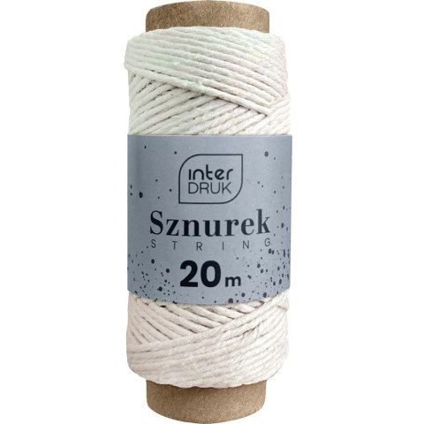 Sznurek Interdruk szurek satin gold 5902277345523 20m (20m) Interdruk