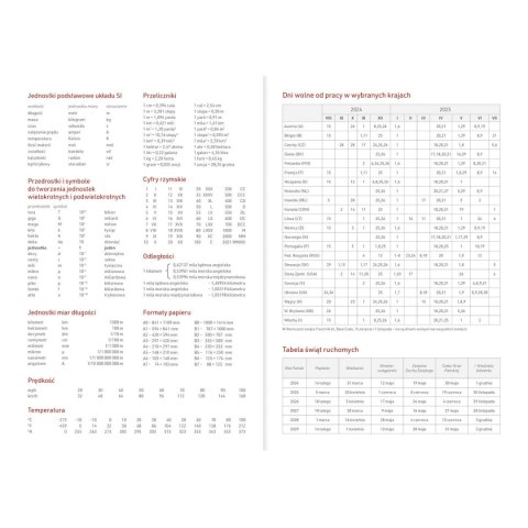 Kalendarz nauczyciela książkowy (terminarz) A5TA071B Wydawnictwo Wokół Nas 2024/2025 A5 DZIEWCZYNY A5 (PCV BEZBARWNY) Wydawnictwo Wokół Nas