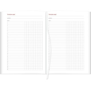 Kalendarz nauczyciela książkowy (terminarz) A5TA071B Wydawnictwo Wokół Nas 2024/2025 a5 CZERWONY A5 (NEBRASKA) Wydawnictwo Wokół Nas