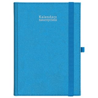 Kalendarz nauczyciela książkowy (terminarz) KRAFT Z GUMKĄ niebieski Wydawnictwo Wokół Nas 2024/2025 A5 tygodniowy A5 (A5TN069B-) Wydawnictwo Wokół Nas