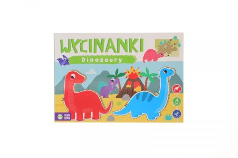 Książeczka edukacyjna Zielona Sowa Wycinanki. Dinozaury Zielona Sowa Książeczka edukacyjna Zielona Sowa Wycinanki. Dinozaury Zielona Sowa