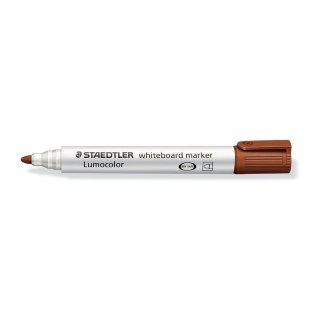 Marker suchościeralny Staedtler, brązowy 2,0mm okrągła końcówka (S 351-7) Staedtler