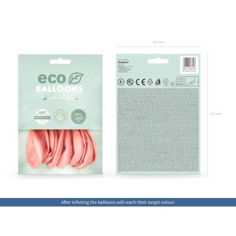 Balon gumowy Partydeco metalizowane, różowe złoto różowy 260mm (ECO26M-019R-10) Partydeco Balon gumowy Partydeco metalizowane, różowe złoto różowy 260mm (ECO26M-019R-10) Partydeco