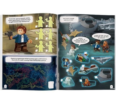 Książeczka edukacyjna Ameet LEGO® Star Wars™. Przemytnik, rebeliant, bohater! LNC 6309 P1 Ameet