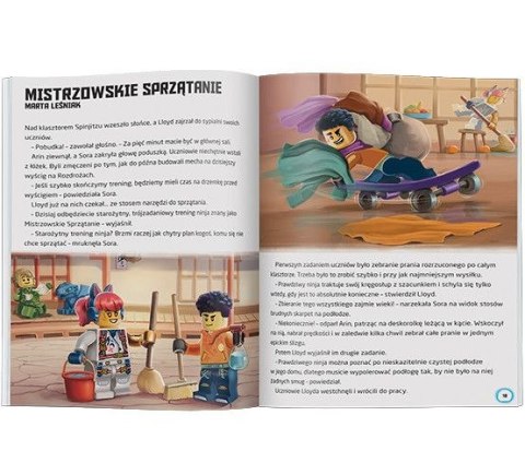 Książeczka edukacyjna Ameet LEGO® NINJAGO®. Nieustraszeni NINJA LNC 6728 P1 Ameet