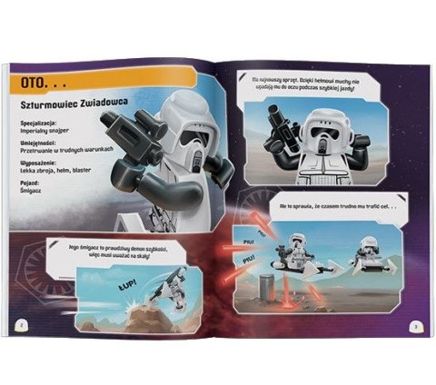 Książeczka edukacyjna Ameet LEGO® Star Wars™. Imperialny patrol LNC 6311 P1 Ameet