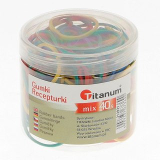 Gumki recepturki Titanum mix 40g śr. (mix)mm Titanum