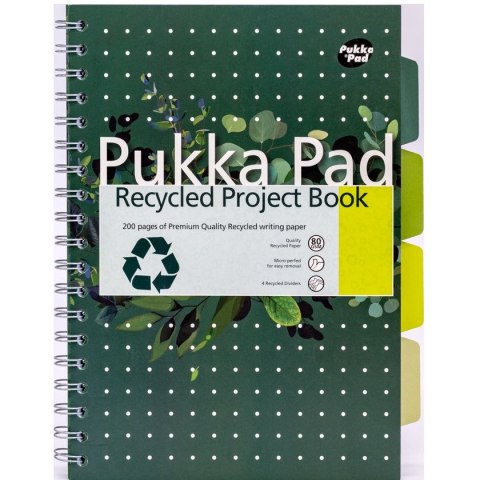 Kołozeszyt (kołobrulion) Pukka Pads Recycled linia (5032608060525) Pukka Pads