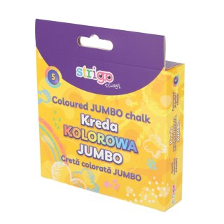 Kreda chodnikowa Strigo JUMBO 5 kolorów mix (SSC411) 5 sztuk Strigo