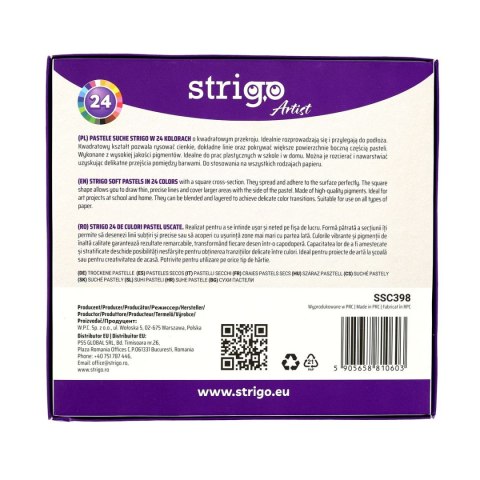 Pastele suche Strigo 24 kol 24 kol. (SSC398) Strigo