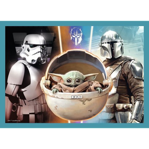 Puzzle Trefl Mandalorian 4w1 4w1 el. (34397) Trefl Puzzle Trefl Mandalorian 4w1 4w1 el. (34397) Trefl