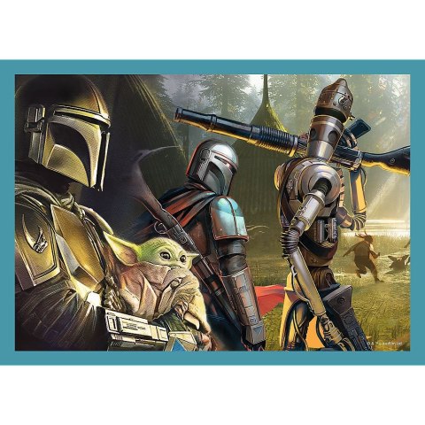 Puzzle Trefl Mandalorian 4w1 4w1 el. (34397) Trefl Puzzle Trefl Mandalorian 4w1 4w1 el. (34397) Trefl