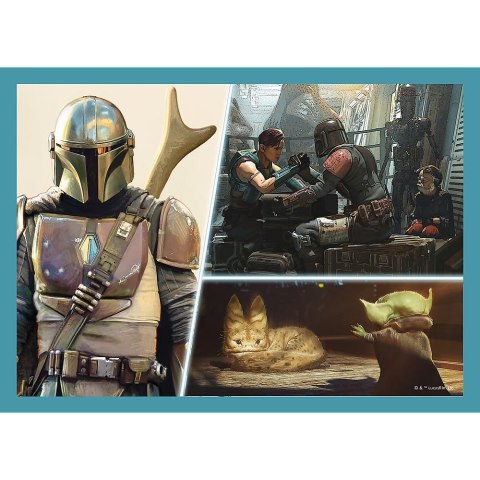 Puzzle Trefl Mandalorian 4w1 4w1 el. (34397) Trefl Puzzle Trefl Mandalorian 4w1 4w1 el. (34397) Trefl