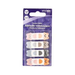 Zakładki indeksujące Strigo pieski 44x15mm x4bl 5905658810269 80k [mm:] 44x15 (SSN023) Strigo