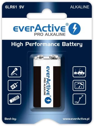 Baterie Everactive Pro Alkaline 6LR61 (EV6LR61-PRO) Everactive