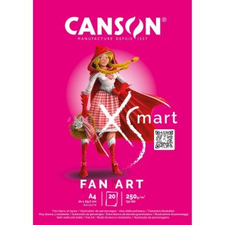 Blok artystyczny Canson XSmart Manga A4 250g 20k (32250P001) Canson