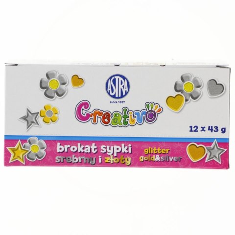 Brokat Astra Creativo kolor: srebrno-złota 2 kolor. (335117008) Astra Creativo