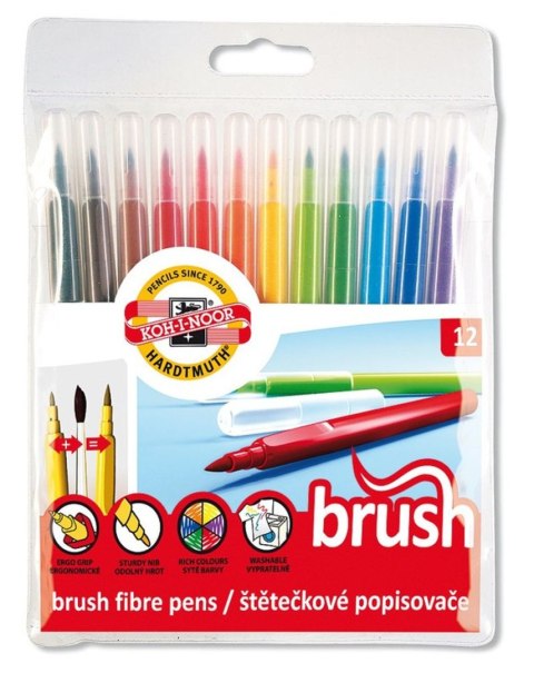 Flamaster Koh-I-Noor 12 kol. (7710/5AB) Koh-I-Noor Flamaster Koh-I-Noor 12 kol. (7710/5AB) Koh-I-Noor