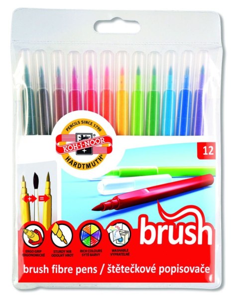 Flamaster Koh-I-Noor 12 kol. (7710/5AB) Koh-I-Noor Flamaster Koh-I-Noor 12 kol. (7710/5AB) Koh-I-Noor