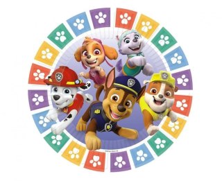 Talerz jednorazowy Godan Paw Patrol, okrągłe papier śr. 230mm 8 szt (9914236-66) Godan