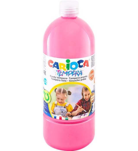 Farba tempera Carioca kolor: różowy 1000ml 1 kolor. (170-2661) Carioca