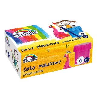 Farby akwarelowe Fiorello 20ml 6 kolor. (170-1869) Fiorello