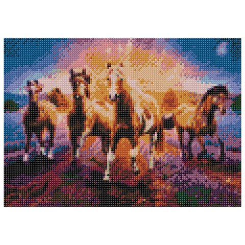 Zestaw kreatywny Flamingo Line Diamentowa mozaika 30x40cm Konie 5 (TG2265-05) Flamingo Line Zestaw kreatywny Flamingo Line Diamentowa mozaika 30x40cm Konie 5 (TG2265-05) Flamingo Line