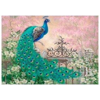Zestaw kreatywny Flamingo Line Diamentowa mozaika 30x40cm Paw (TGD72712) Flamingo Line