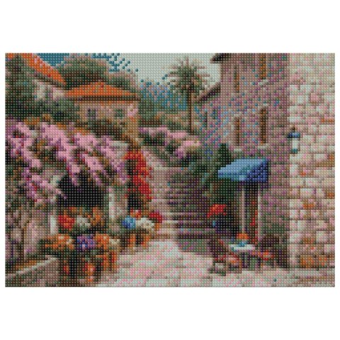 Zestaw kreatywny Flamingo Line Diamentowa mozaika 30x40cm Pejzaż (TSGK82573) Flamingo Line Zestaw kreatywny Flamingo Line Diamentowa mozaika 30x40cm Pejzaż (TSGK82573) Flamingo Line