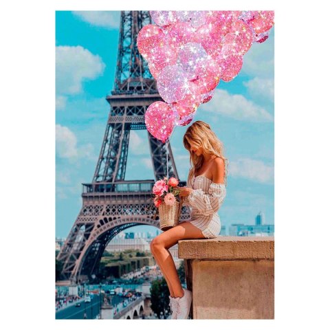 Zestaw kreatywny Flamingo Line Diamentowa mozaika 30x40cm Wieża Eiffla (TSGK74715) Flamingo Line Zestaw kreatywny Flamingo Line Diamentowa mozaika 30x40cm Wieża Eiffla (TSGK74715) Flamingo Line