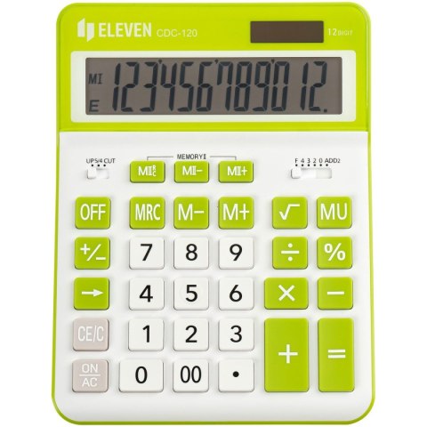 Kalkulator na biurko Eleven (CDC120WH-GNE) Eleven Kalkulator na biurko Eleven (CDC120WH-GNE) Eleven