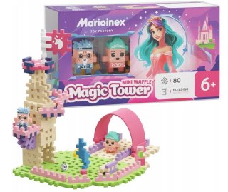 Klocki konstrukcyjne Marioinex Mini Waffle 80 elementów Magiczna Wieża Marioinex