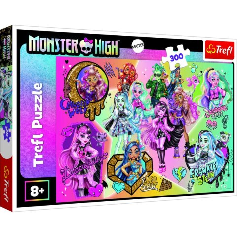 Puzzle Trefl Monster High Zombie górą 300 el. (23027) Trefl Puzzle Trefl Monster High Zombie górą 300 el. (23027) Trefl