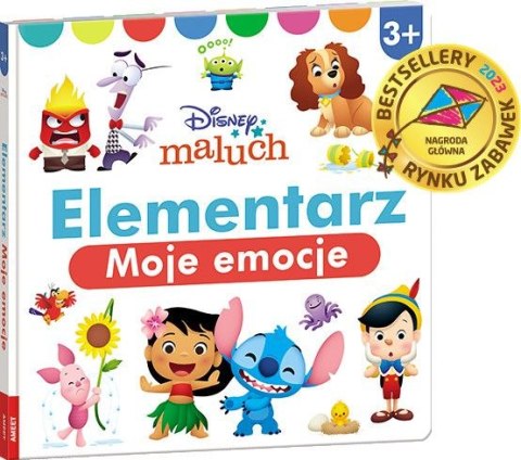 Książeczka edukacyjna Ameet Disney Maluch. Elementarz. Moje emocje (HOPE 9207) Ameet