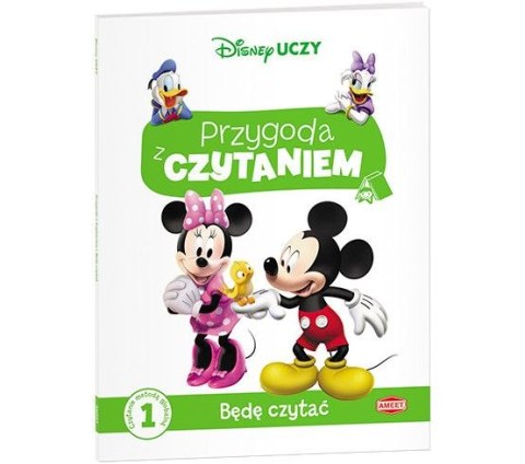 Książeczka edukacyjna Ameet Disney Uczy. Przygoda z Czytaniem. Będę czytać (PCG 9304) Ameet