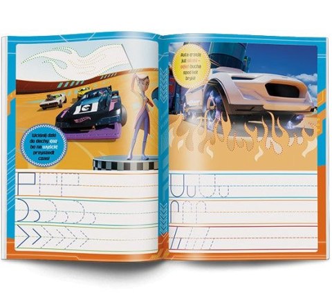 Książeczka edukacyjna Ameet Hot Wheels™. Rysujemy Szlaczki (KSS 1601) Ameet