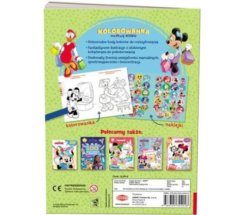 Książka dla dzieci Ameet Minnie. Kolorowanka według kodu (KKO 9105) Ameet Książka dla dzieci Ameet Minnie. Kolorowanka według kodu (KKO 9105) Ameet
